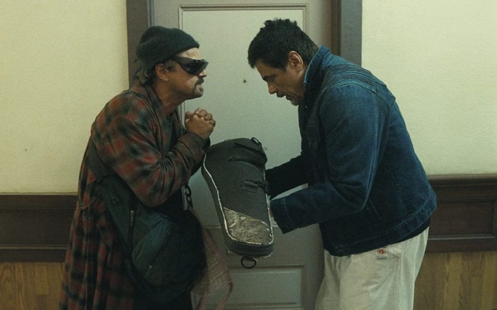 Leonardo DiCaprio e Benicio Del Toro in Una battaglia dopo l'altra